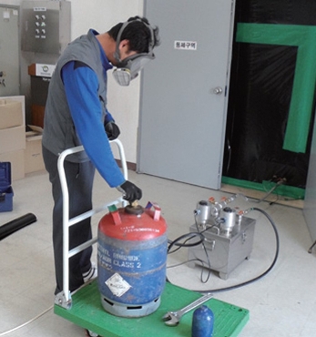 동학농민혁명기념관 훈증소독 실시 섬네일 파일